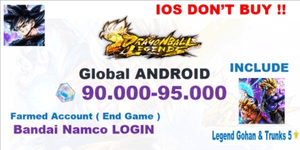 Gacha Account Dragon Ball Legends Global -05