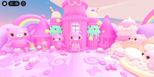 Glormy Bear Sweet Castle Themed House