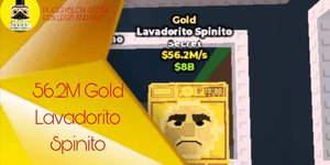 Gold Lavadorito Spinito