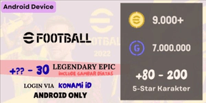 Reroll Account eFootball [Android] - 5