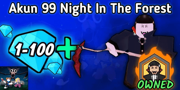 Akun 99 Night In The Forest Vampire Class + Bonus Diamonds