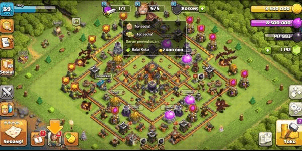 Gambar Product Town Hall 10 CHEAP & SAFE