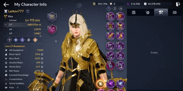 Cheap Black Desert Mobile Account Part. 07