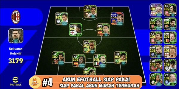 Gambar Product eFootball MOBILE ACCOUNT AS PER PHOTO #4