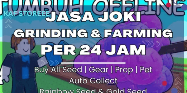 Grinding & Farming Boosting Service Per 24 Hours - Grow A Garden 2