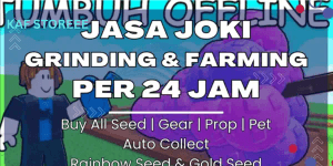 Grinding & Farming Boosting Service Per 24 Hours - Grow A Garden 2