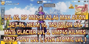 M416 GLACIER ACCOUNT PUBG MOBILE