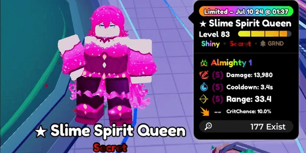 Shiny Slime Spirit Queen Trait Almighty