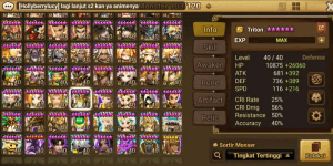 Asia 5 LD5 Dark Jin, Han, Nigong, Asima and Jager + 80 NB5, 229 6Star Monster