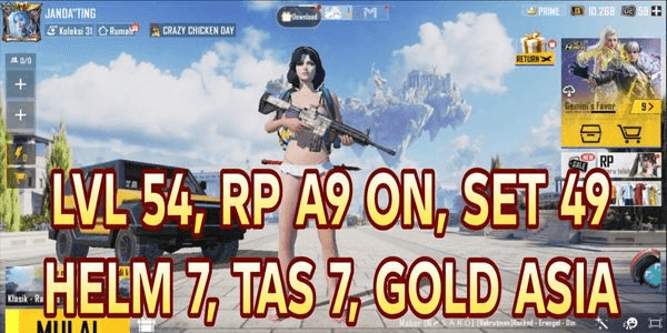 Gambar Product ACCOUNT LVL 50+ PUBG MOBILE CHEAP