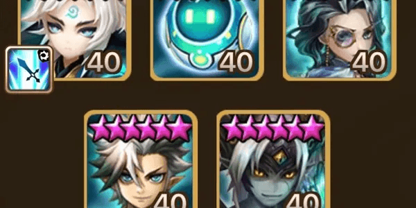 Asia 4 LD5 Cleave Combo Lucifer, Hanwul, Light Ino (SW Version), Light Nina (SW Version) + 81 NB5, 208 6Star Monster