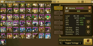 Asia 7 LD5 Lydia, Alexandra, Herteit, Gurkha, Werner, Akroma and Tian Lang, 114 NB5, 312 6Star Monster