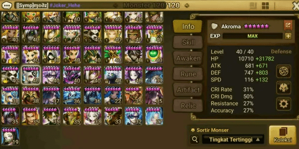Asia 7 LD5 Lydia, Alexandra, Herteit, Gurkha, Werner, Akroma and Tian Lang, 114 NB5, 312 6Star Monster