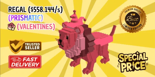 PET LIMITED!!! - VALENTINES REGAL ($558.144/s) | Build A Zoo