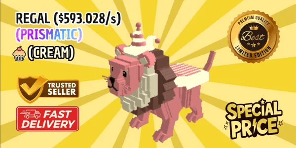 PET LIMITED!!! - CREAM REGAL ($593.028/s) | Build A Zoo