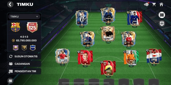 Gambar Product EA SPORTS FC Mobile account OVR 125