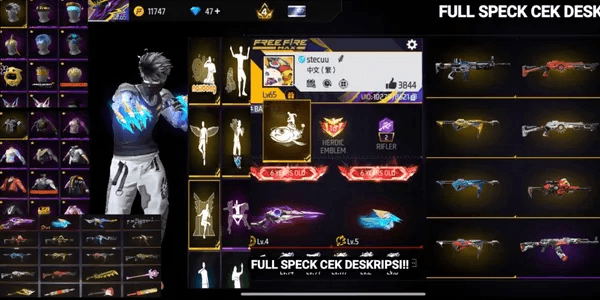 SULTAN FREE FIRE ACCOUNT ENEMIES IMMEDIATELY HIDE VERY CHEAP