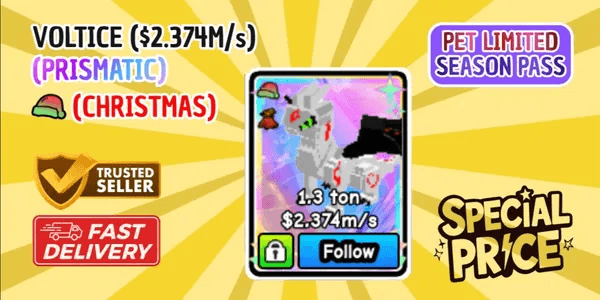 PET LIMITED!!! - CHRISTMAS VOLTICE ($2.374M/s) | BUILD A ZOO