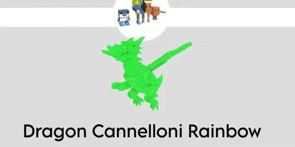 Rainbow Dragon Cannelloni