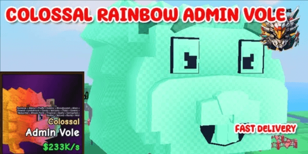 Colossal Rainbow Admin Vole Catch And Tame!