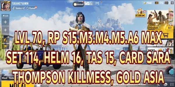 SARA'S PUBG MOBILE CARD ACCOUNT