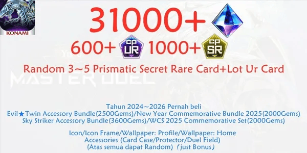 Akun Yu-Gi-Oh! Master Duel-3