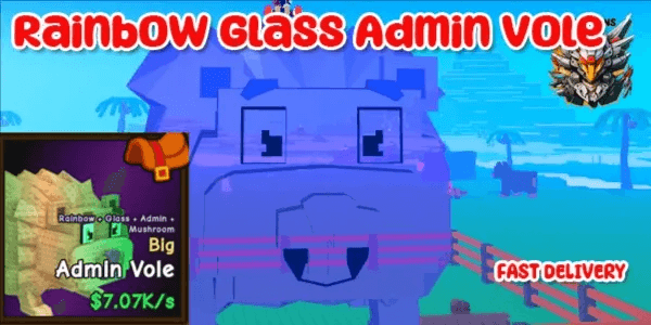 Rainbow Glass Admin Vole Catch And Tame!