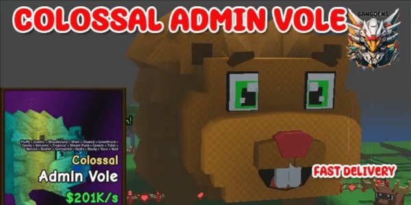 Colossal Admin Vole Catch And Tame!