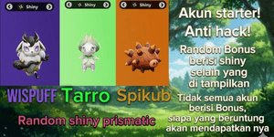 Starter Account Shiny SSS - Evomon
