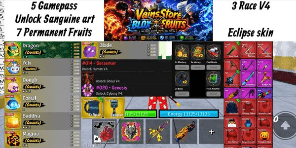Gambar Product Blox Fruits Permanent Account - 3