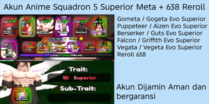 Anime Squadron Superior Meta Account (1)