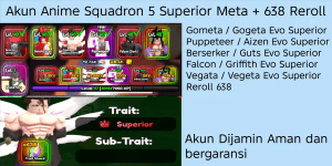 Anime Squadron Superior Meta Account (1)