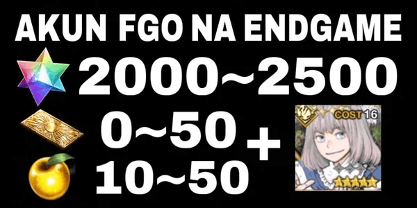 SQ FGO NA ENDGAME ACCOUNT READY GACHA + FREE SSR