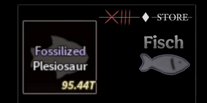 Plesiosaurio fosilizado