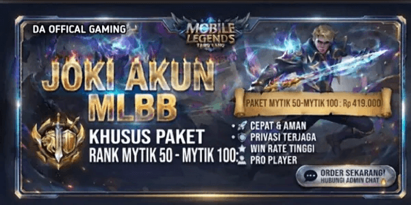 Paket Rank Mythic 50-Mythic 100