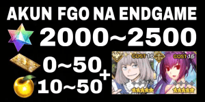 Akun Reroll FGO NA Siap Gacha + Free SSR