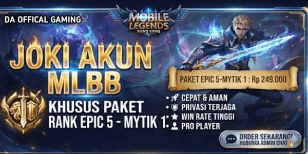Paket Rank Epic 5-Mythic 1