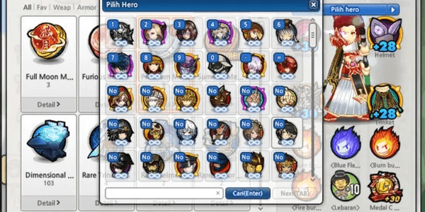 Lost Saga Valofe Account Herper Busy Murmer Sultan!!