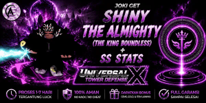 Joki Get Limited Shiny The Almighty (Yhwach The King Boundless) E6 + SS Stats || Universal Tower Defense X (UTDX) ||