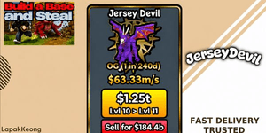 Jersey Devil - Niveau 10 | Build a Base and Steal