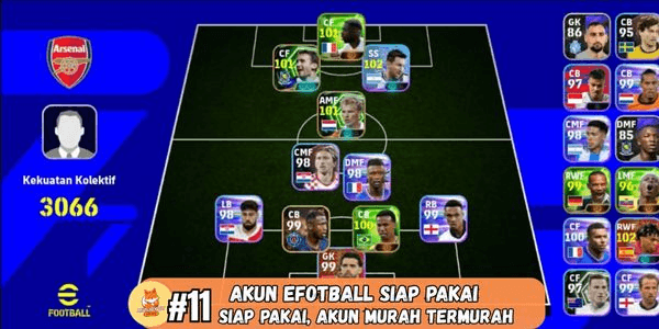 Gambar Product eFootball MOBILE ACCOUNT AS PER PHOTO #11