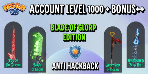 Gambar Product ACCOUNT FISCH LEVEL 1000+ BONUS + INSTANT DELIVERY