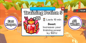 [ All World ] Pociones de entrenamiento x3