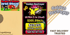 Golden Destroyer - Niveau 12 | Build a Base and Steal