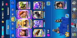 GOOD ACCOUNT | LEVEL 58 | 12,500 TROPHIES | 15 EVO CARDS | KT LEVEL 16 | 962 GEMS | 1,000 CN | SATURNO | ARENA 30 | TRUSTED