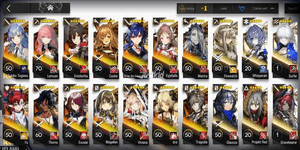 ARKNIGHTS GLOBAL Starter 14*6, 2 Limited Sakiko, Yu, Tragodia, Lemuen, Chen Dawnstreak, Eyja, Mantra, Thorn, Entelechia, Ifrit, Exusiai, Magallan, Ceobe, Vivian