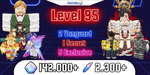 Accounts Anime Vanguards Lvl 95 | Instant Delivery