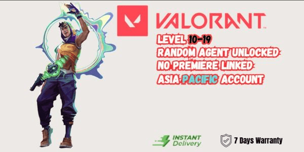 Gambar Product Valorant Account Unranked Lvl 10-19