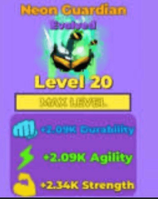 avatar Neon guardian evolve