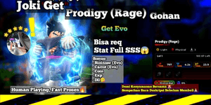 Boost get Prodigy (Rage) | Boost get Gohan + Evo